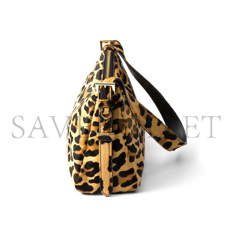 Pra*a aimÈe medium printed leather shoulder bag 1bc229 (31*18*10cm)